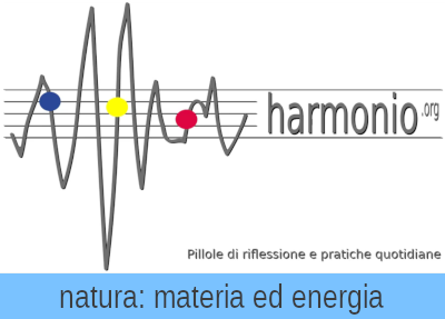 Pillola 6: natura: materia ed energia